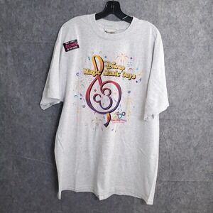 Vtg 2000 WALT DISNEY WORLD MAGIC MUSIC DAYS GLOW IN THE DARK Shirt XL Mickey NWT